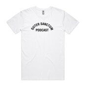 Outer Sanctum Podcast White Tee